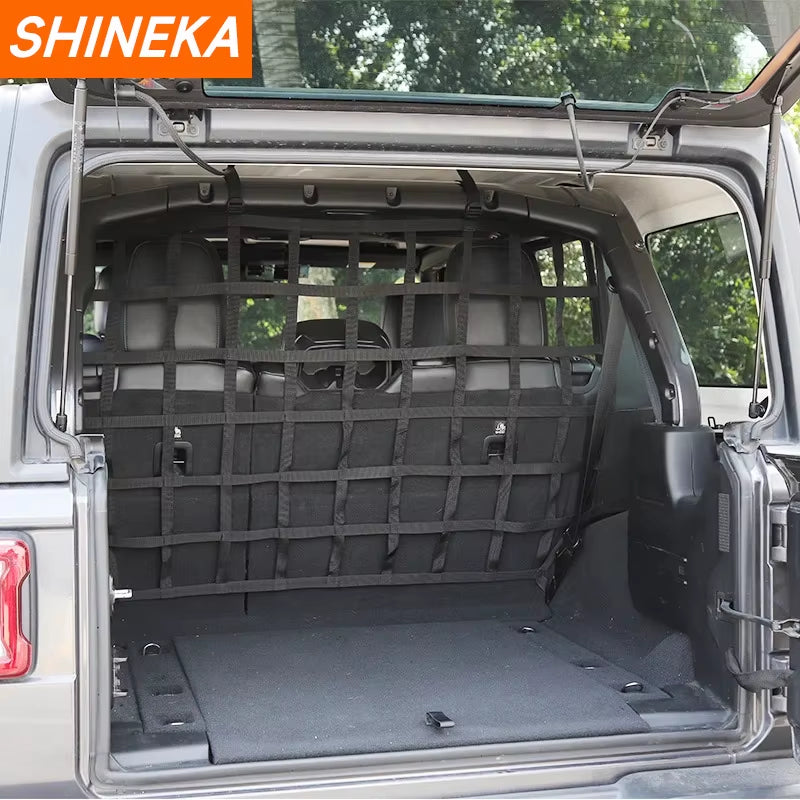 Upgrade Your Jeep Wrangler with Our Premium Pet Separation Net - Perfect for JK (2007-2017) and JL (2018-2023) Models!