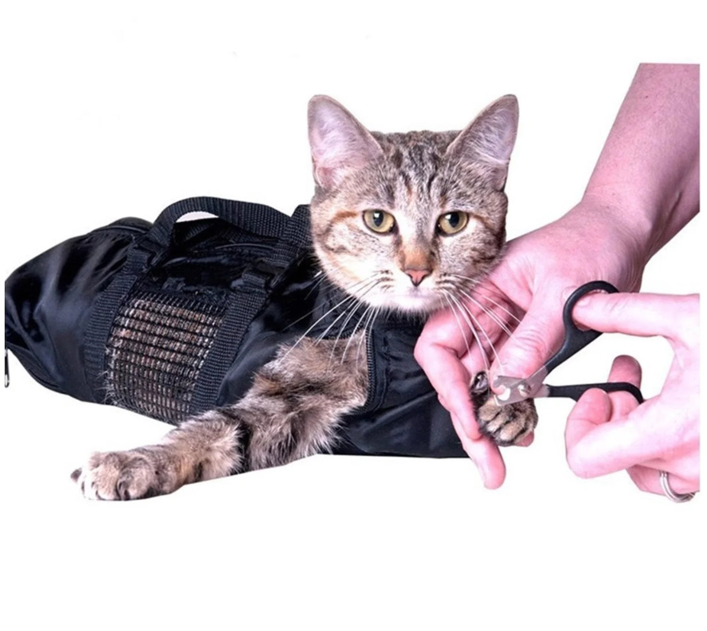 Revolutionary Cat Grooming Bag: The Ultimate Anti-Scratch Restraint for Stress-Free Bathing and Grooming