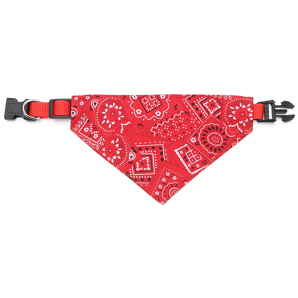 Stylish Adjustable Triangular Bandana for Pets - Perfect for Dogs and Cats, Washable Scarf Collar and Bibs for Birthday Parties and Everyday Dress Up!
