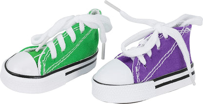 Colorful Cotton Mini Sneakers for Parrots, Budgies, and Cockatoos - Set of 6