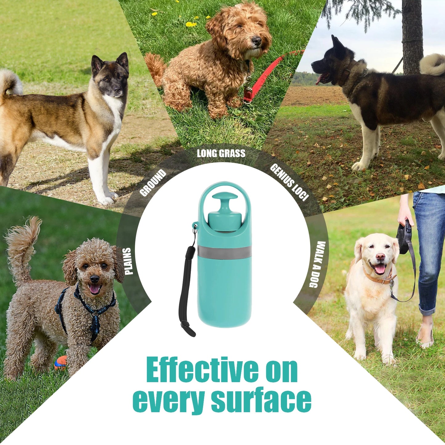 Portable Dog Pooper Scooper & Waste Bags - Perfect for Outdoor Cleanups!