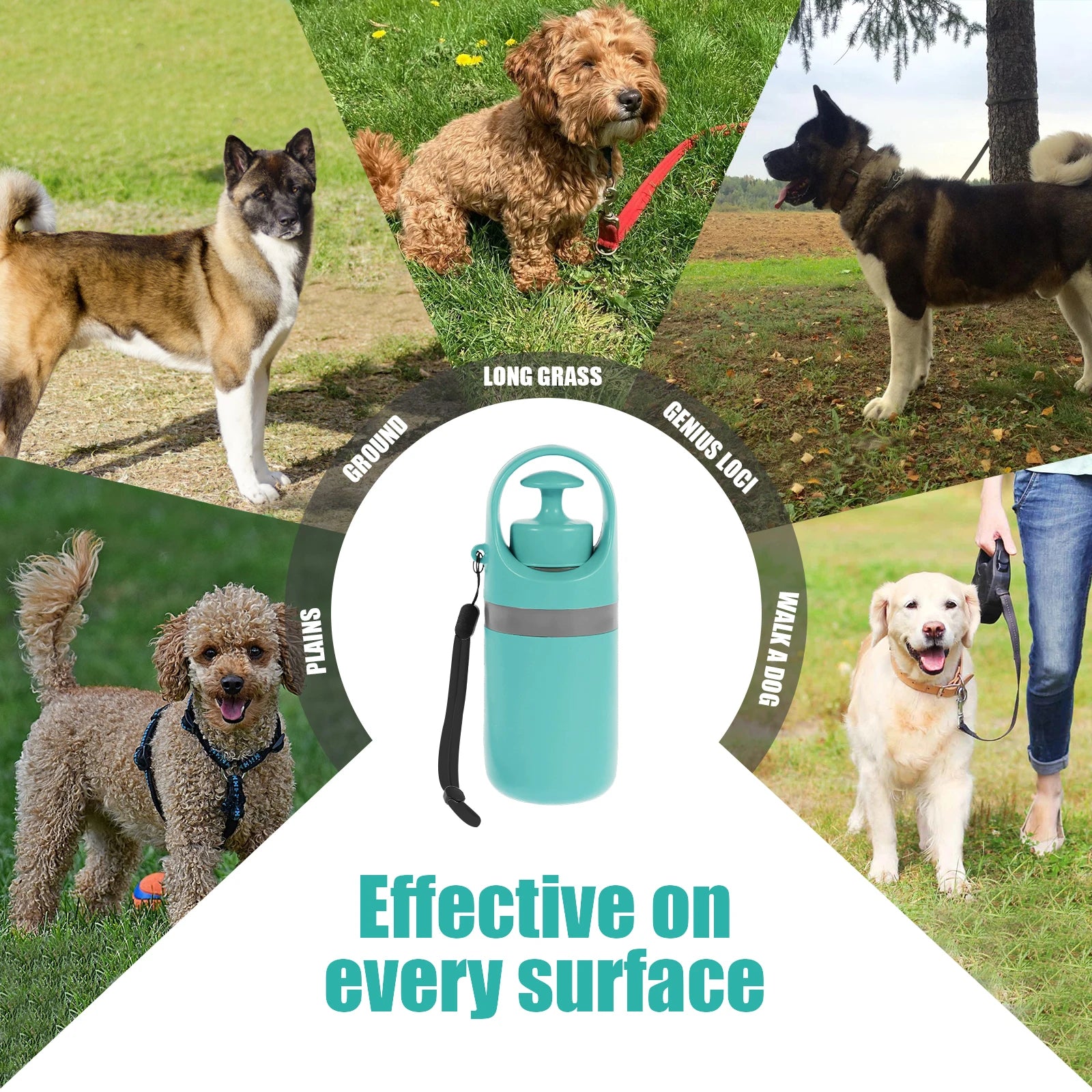 Portable Dog Pooper Scooper & Waste Bags - Perfect for Outdoor Cleanups!