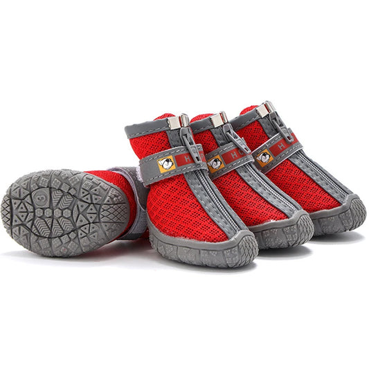 Protect Your Pup's Paws with Stylish Non-Slip Dog Shoes - Warm, Breathable, and Durable Booties for All Weather Adventures!