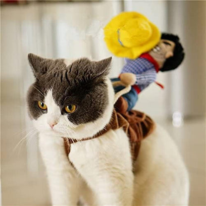 Delightful Halloween Cowboy Costume for Dogs and Cats - Fun Party Apparel for Your Furry Friends (X-Large)