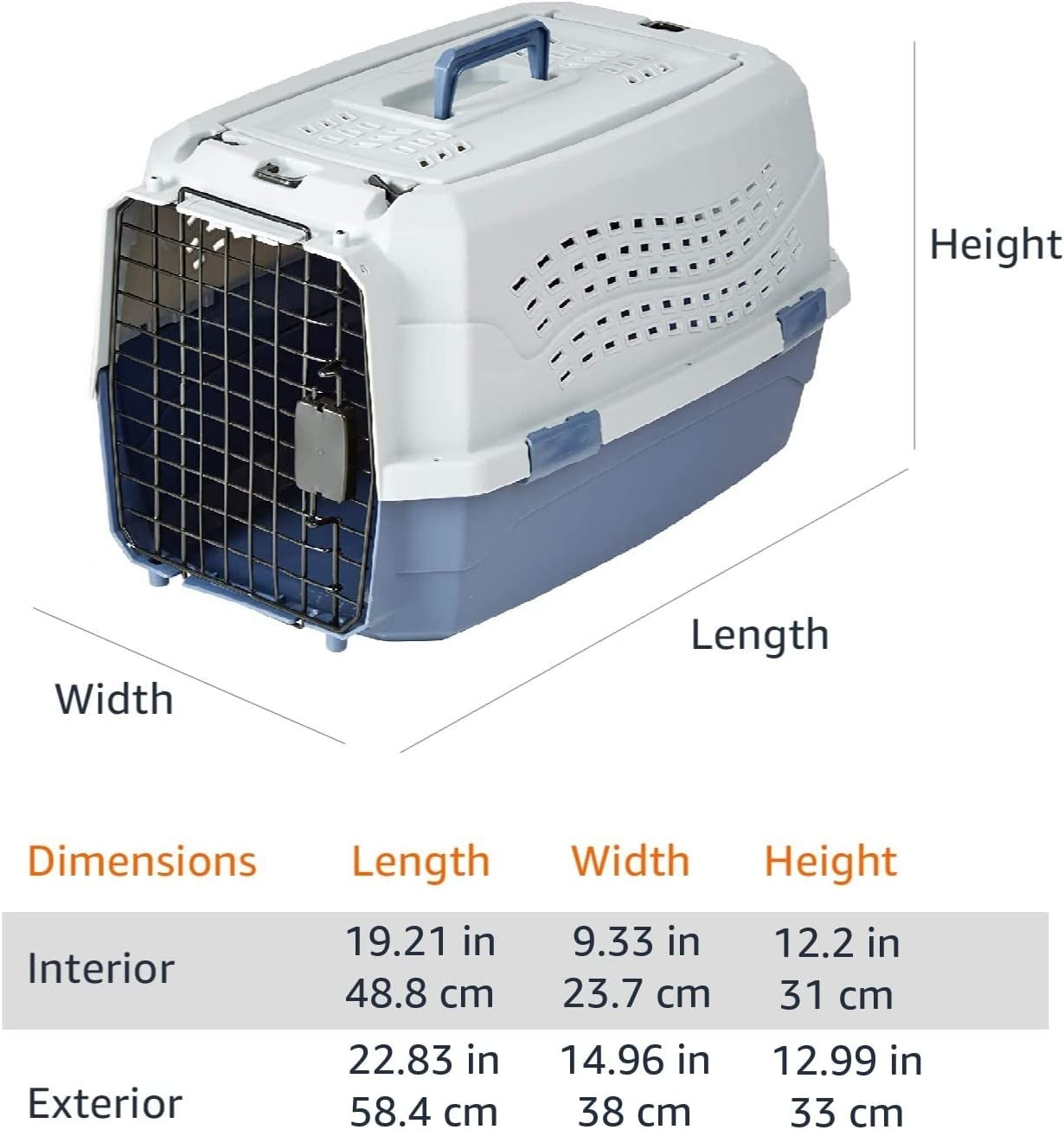 Versatile Two-Door Top-Load Pet Carrier for Easy Travel with Your Furry Friends