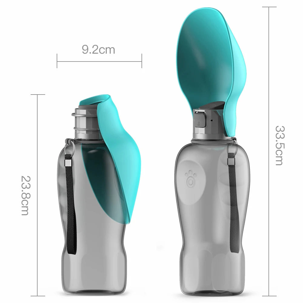 Ultimate Big Dog Water Bottle: Travel-Friendly Portable Dispenser for All Breeds - Perfect Hydration for Your Pets!