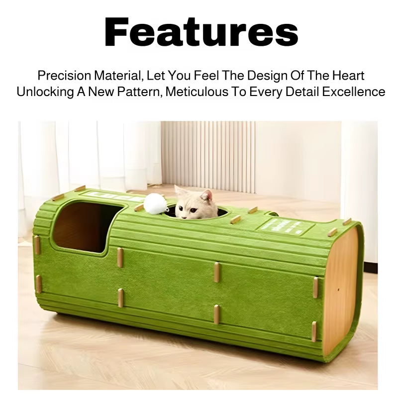Luxury Multi-Layer Cat Nest: Secure Climbing Frame & Cozy Sleeping Space for Your Feline Friend