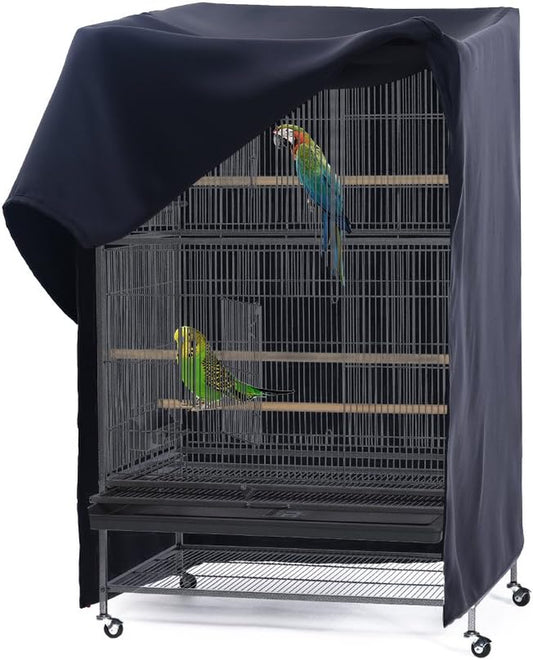 Premium Blackout & Breathable Birdcage Cover for Large Pets - Perfect for a Peaceful Night's Sleep