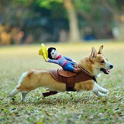 Delightful Halloween Cowboy Costume for Dogs and Cats - Fun Party Apparel for Your Furry Friends (X-Large)