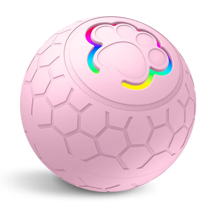 Interactive Smart Dog Toy Ball with RGB Lights - Automatic Bouncing & Rolling Fun for Your Pet