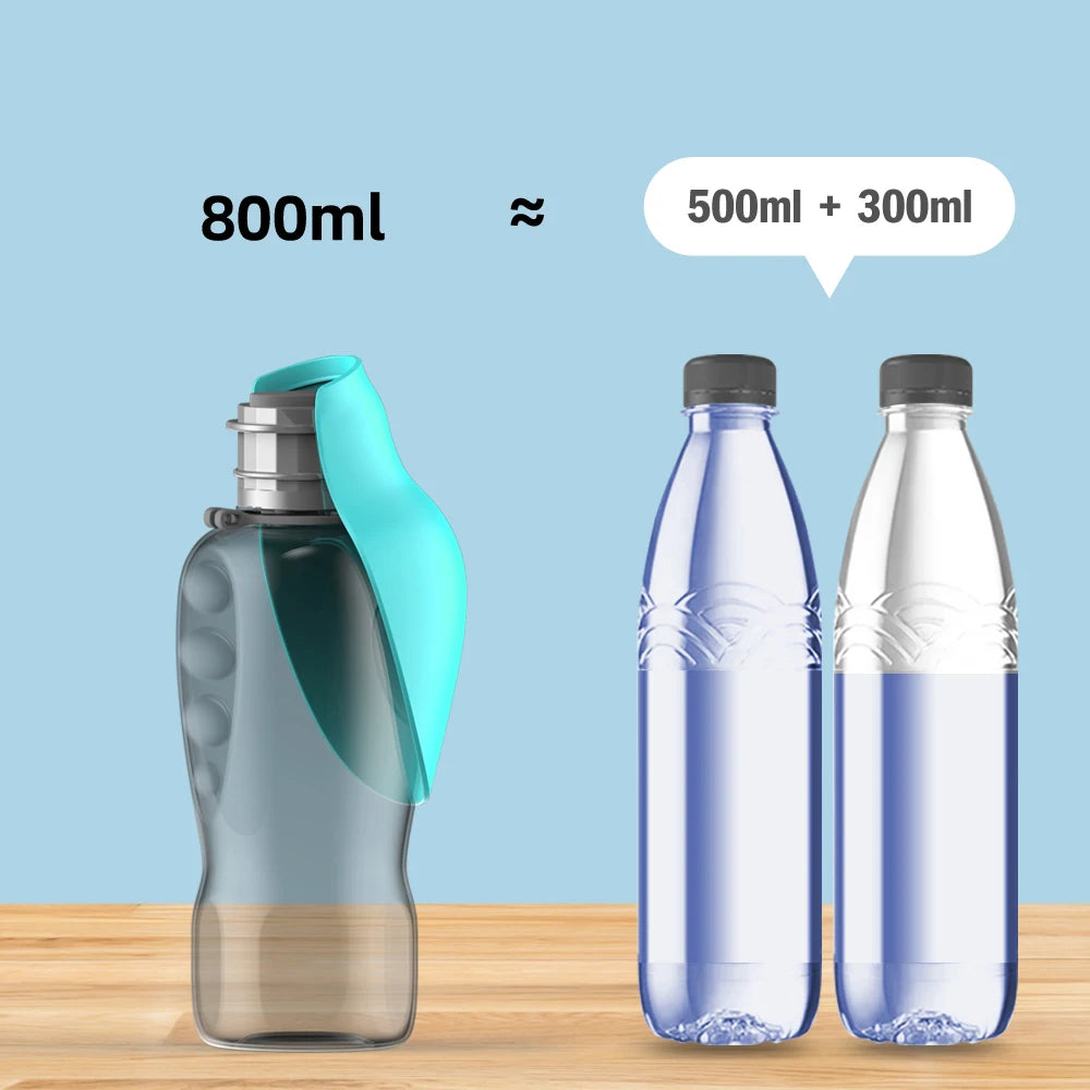 Ultimate Big Dog Water Bottle: Travel-Friendly Portable Dispenser for All Breeds - Perfect Hydration for Your Pets!