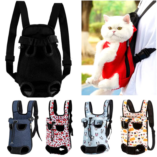 Ultimate Adjustable Cat & Dog Carrier Backpack - Perfect for Outdoor Adventures, Travel, and Hiking!