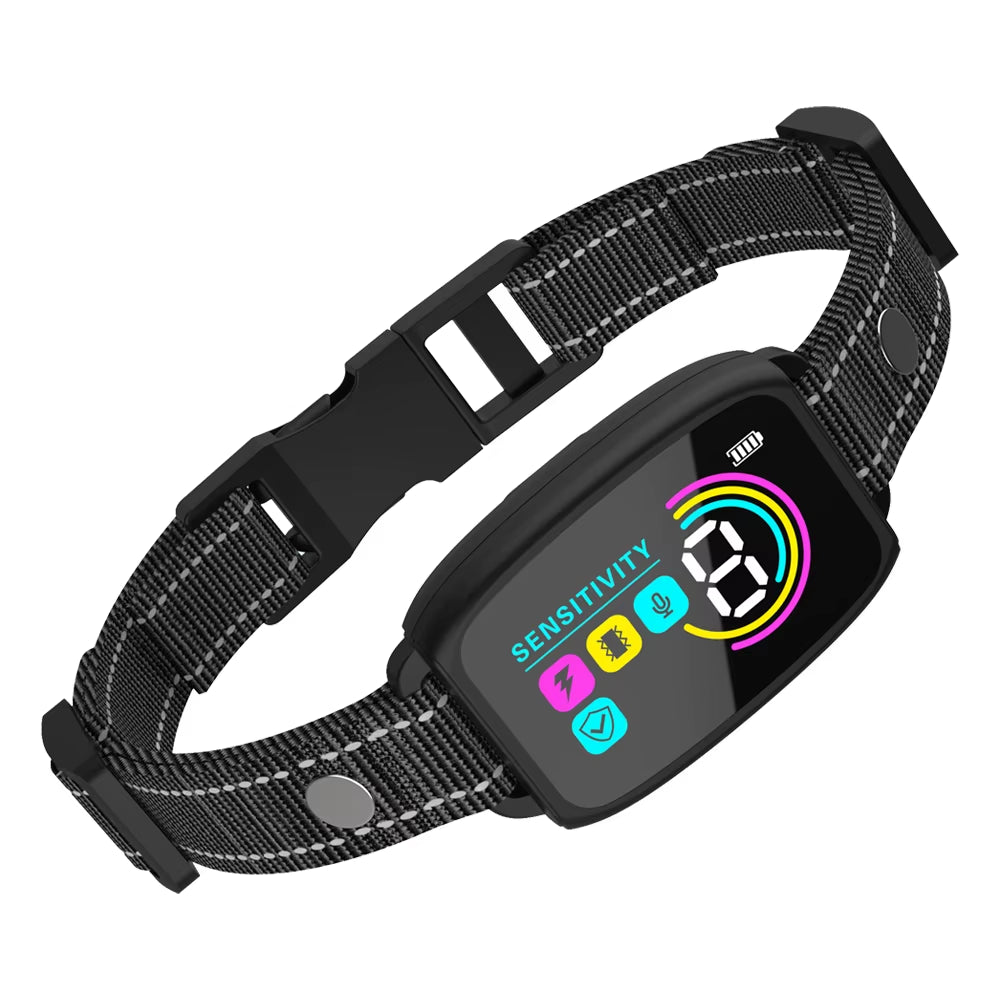Revolutionary Smart Anti-Bark Dog Collar: Type-C Rechargeable, Adjustable Shock & Vibration for All Breeds