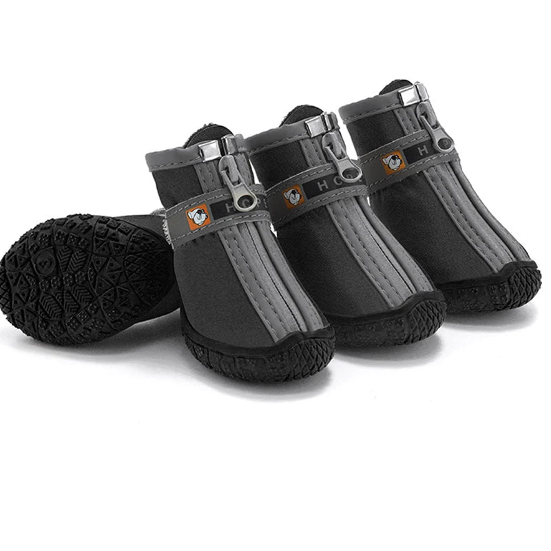 Protect Your Pup's Paws with Stylish Non-Slip Dog Shoes - Warm, Breathable, and Durable Booties for All Weather Adventures!