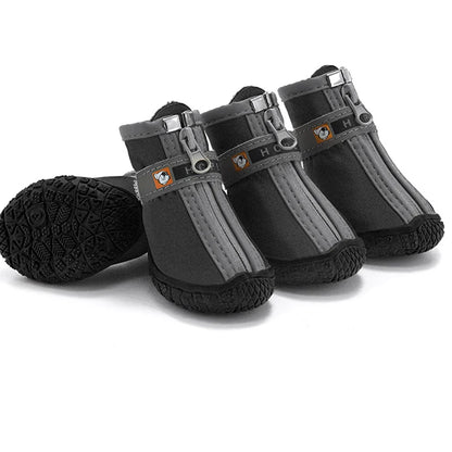 Protect Your Pup's Paws with Stylish Non-Slip Dog Shoes - Warm, Breathable, and Durable Booties for All Weather Adventures!