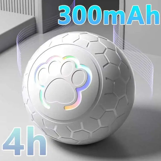 Interactive Smart Dog Toy Ball with RGB Lights - Automatic Bouncing & Rolling Fun for Your Pet
