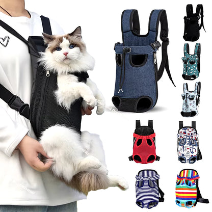 Ultimate Adjustable Cat & Dog Carrier Backpack - Perfect for Outdoor Adventures, Travel, and Hiking!