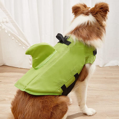 Ultimate Dog Life Jacket - Adjustable Shark Fin Design for Maximum Safety and Fun in Water (XS, Vibrant Orange)