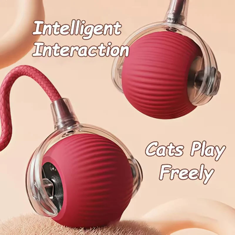 Engaging and Interactive Intelligent Cat Ball - Durable, Easy to Clean, and Fun for Your Furry Friend!