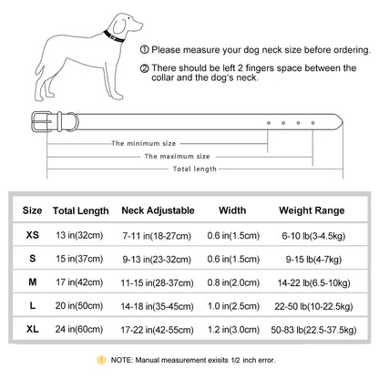 Personalized PU Leather Dog Collar with Free Engraving - Soft, Adjustable, and Perfect for All Breeds!