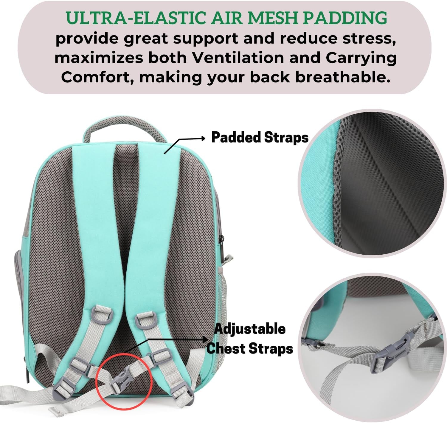 Stylish Green Pet Carrier Backpack - Airline-Approved Bubble Design for Cats and Small Dogs, Perfect for Travel, Hiking, and Outdoor Adventures