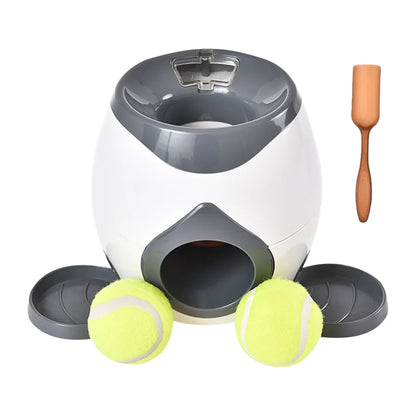 Interactive Automatic Dog Ball Launcher and Treat Dispenser for Small and Medium Dogs