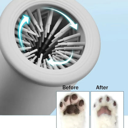 Fully Automatic Smart Pet Paw Cleaner - Low Noise, Quick Clean USB Powered Foot Washing Cup for Dogs and Cats