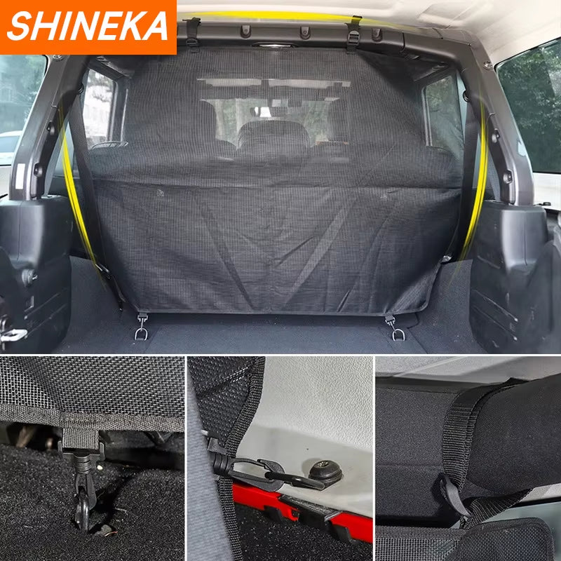 Upgrade Your Jeep Wrangler with Our Premium Pet Separation Net - Perfect for JK (2007-2017) and JL (2018-2023) Models!