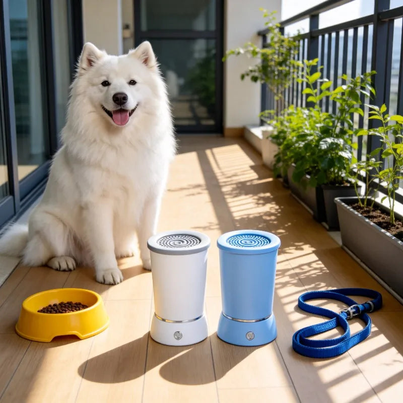Revolutionary Portable Dog Paw Washer: Automatic Electric Cleaner & Massager for Small to Medium Pets