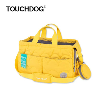 Experience Ultimate Comfort and Style with the Touchdog Macaroon Large Capacity Cat Backpack - Perfect for Outdoor Adventures with Your Furry Friend!