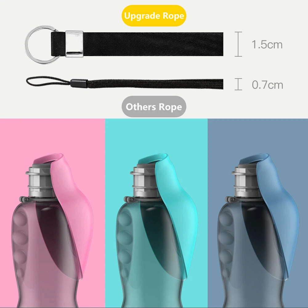 Ultimate Big Dog Water Bottle: Travel-Friendly Portable Dispenser for All Breeds - Perfect Hydration for Your Pets!