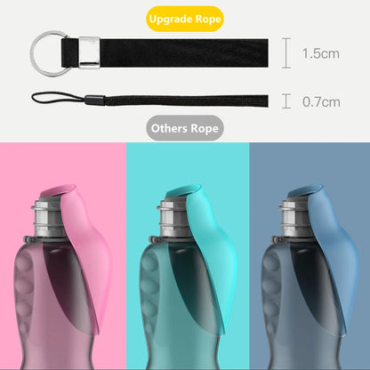 Ultimate Big Dog Water Bottle: Travel-Friendly Portable Dispenser for All Breeds - Perfect Hydration for Your Pets!