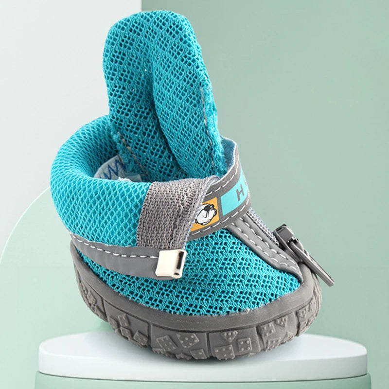 Protect Your Pup's Paws with Stylish Non-Slip Dog Shoes - Warm, Breathable, and Durable Booties for All Weather Adventures!