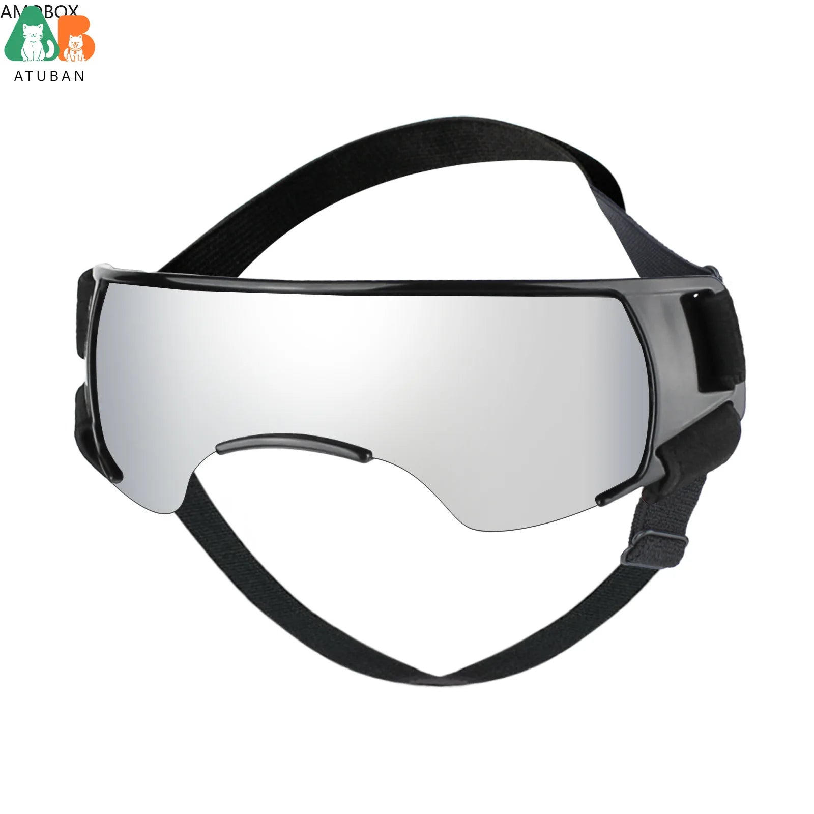Stylish Blue Dog Sunglasses for Small Breeds - UV Protection and Windproof Goggles for Outdoor Adventures
