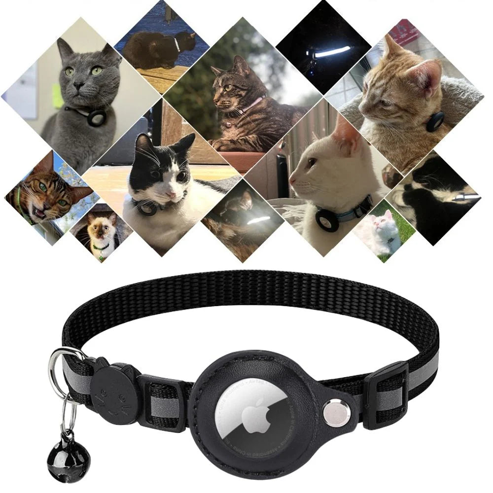 Keep Your Cat Safe and Stylish with Our GPS Tracking Collar - Quick-Release and Reflective Design for Ultimate Visibility