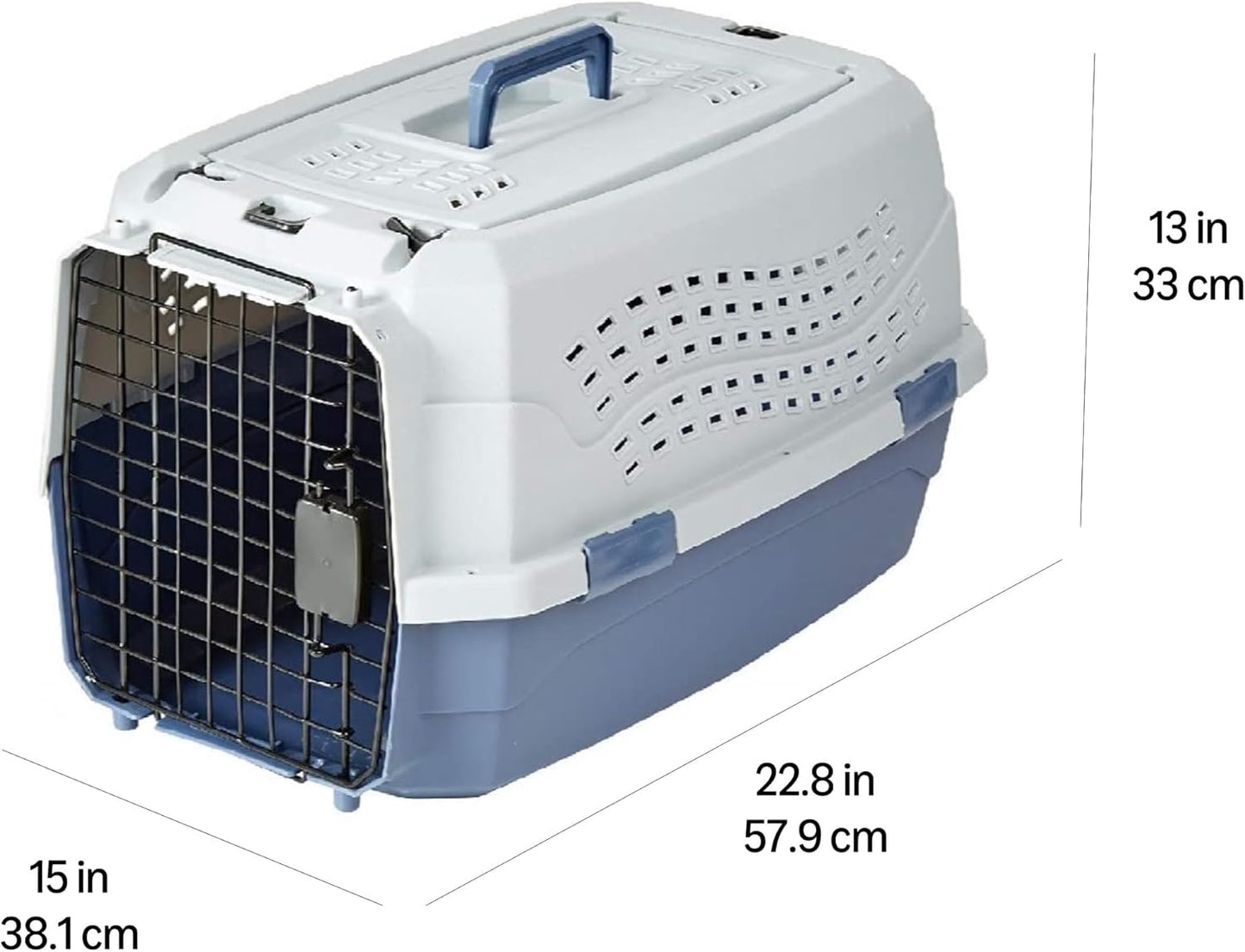 Versatile Two-Door Top-Load Pet Carrier for Easy Travel with Your Furry Friends