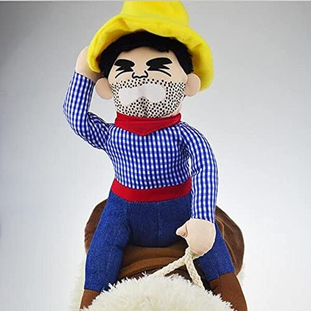 Delightful Halloween Cowboy Costume for Dogs and Cats - Fun Party Apparel for Your Furry Friends (X-Large)