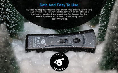 Revolutionary Ultrasonic Dog Bark Deterrent & Behavior Corrector - Effortlessly Stop Barking, Jumping, and Aggression with Just a Point & Press!