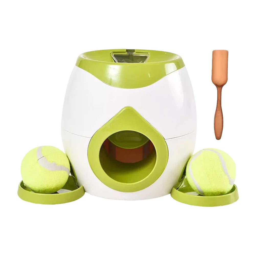 Interactive Automatic Dog Ball Launcher and Treat Dispenser for Small and Medium Dogs