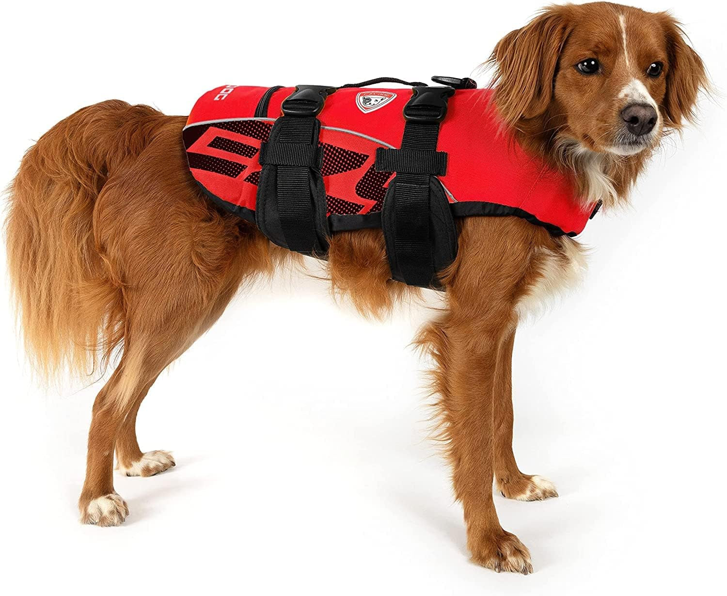 DFD Dog Life Jacket - Premium Adjustable Safety Vest with Reflective Trim & Enhanced Flotation for Small Dogs - Perfect for Water Adventures!