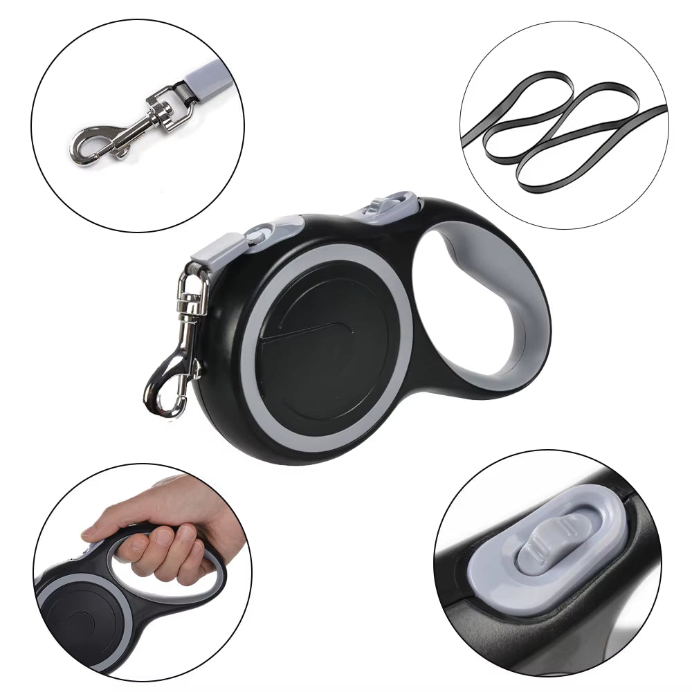 Experience Freedom with Our 8M Retractable Dog Leash - Perfect for Small to Large Dogs and Cats!
