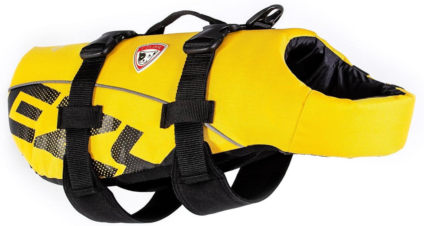 DFD Dog Life Jacket - Premium Adjustable Safety Vest with Reflective Trim & Enhanced Flotation for Small Dogs - Perfect for Water Adventures!