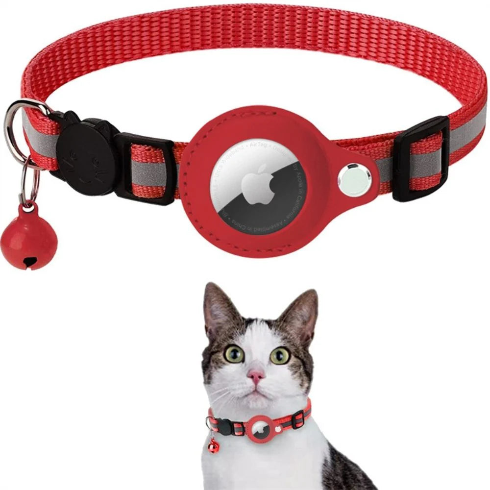 Keep Your Cat Safe and Stylish with Our GPS Tracking Collar - Quick-Release and Reflective Design for Ultimate Visibility