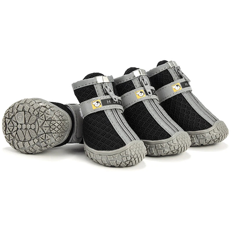 Protect Your Pup's Paws with Stylish Non-Slip Dog Shoes - Warm, Breathable, and Durable Booties for All Weather Adventures!