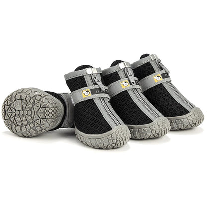 Protect Your Pup's Paws with Stylish Non-Slip Dog Shoes - Warm, Breathable, and Durable Booties for All Weather Adventures!