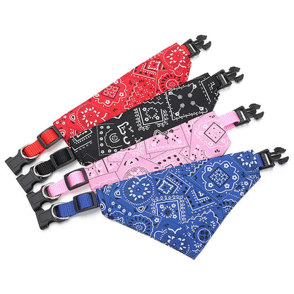 Stylish Adjustable Triangular Bandana for Pets - Perfect for Dogs and Cats, Washable Scarf Collar and Bibs for Birthday Parties and Everyday Dress Up!