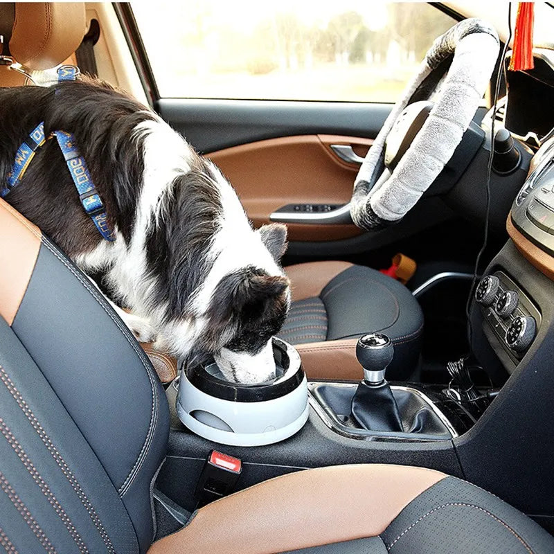 Revolutionary No-Spill Pet Feeder Bowl - Perfect for Dogs and Cats, Portable and Stylish!
