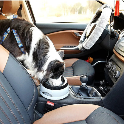 Revolutionary No-Spill Pet Feeder Bowl - Perfect for Dogs and Cats, Portable and Stylish!