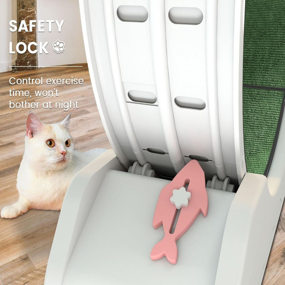 Revolutionary Cat Treadmill Runner - Indoor Exercise Wheel for Active Felines