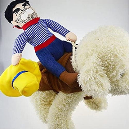 Delightful Halloween Cowboy Costume for Dogs and Cats - Fun Party Apparel for Your Furry Friends (X-Large)
